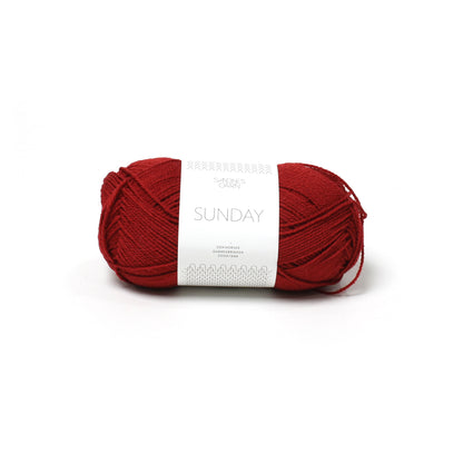 Sandes Garn - Sunday - 4236 Deep Red