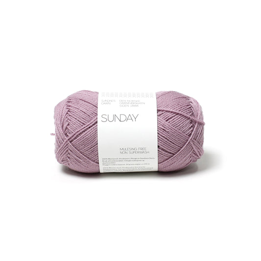 Sandes Garn - Sunday - 4632 Rose Lavender