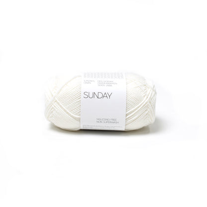 Sandes Garn - Sunday - 1001 White