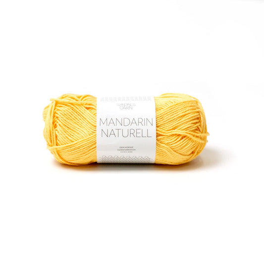 Sandes Garn - Mandarin Naturell - 2206 Yellow