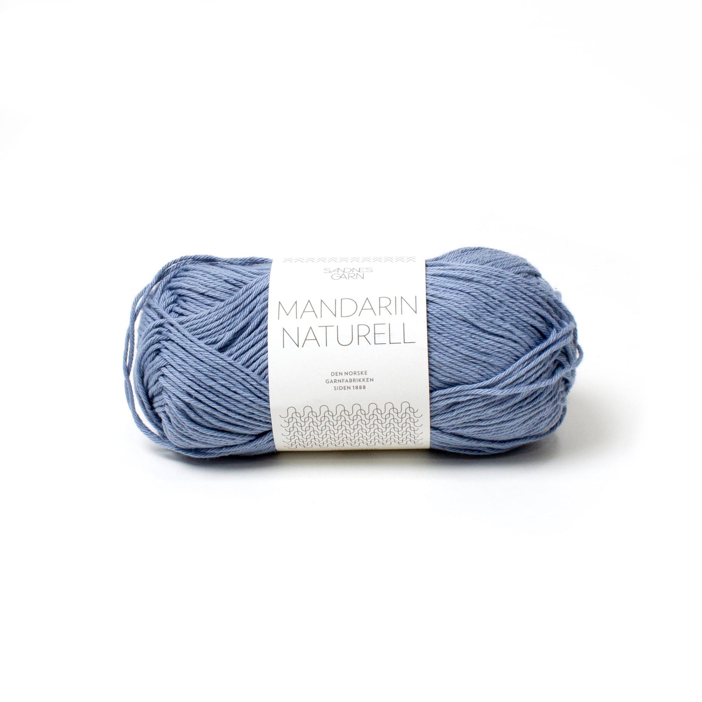 Sandes Garn - Mandarin Naturell - 6032 Blue Hortensia