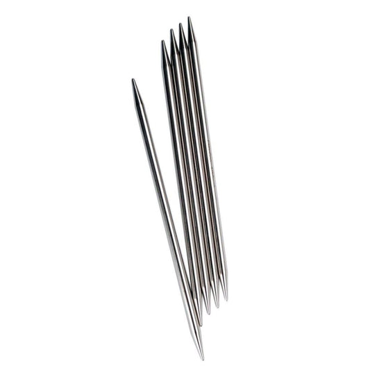 ChiaoGoo Red 6" Stainless Steel Double Pointed Needles