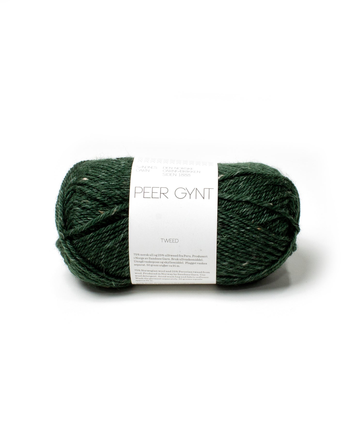 Sandes Garn - Peer Gynt - 8085 Forest Green Tweed