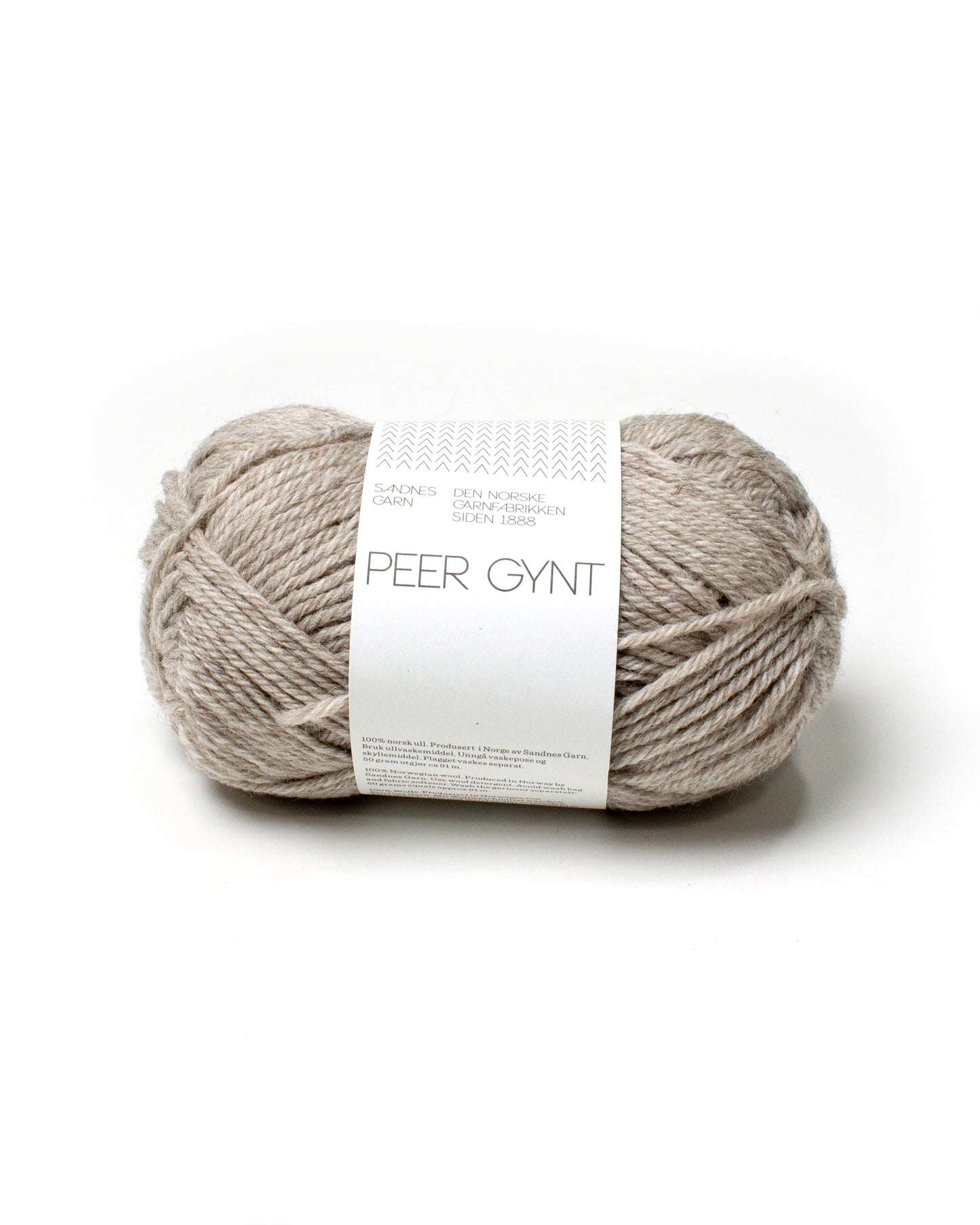 Sandes Garn - Peer Gynt - 2650 Gray Beige Heather