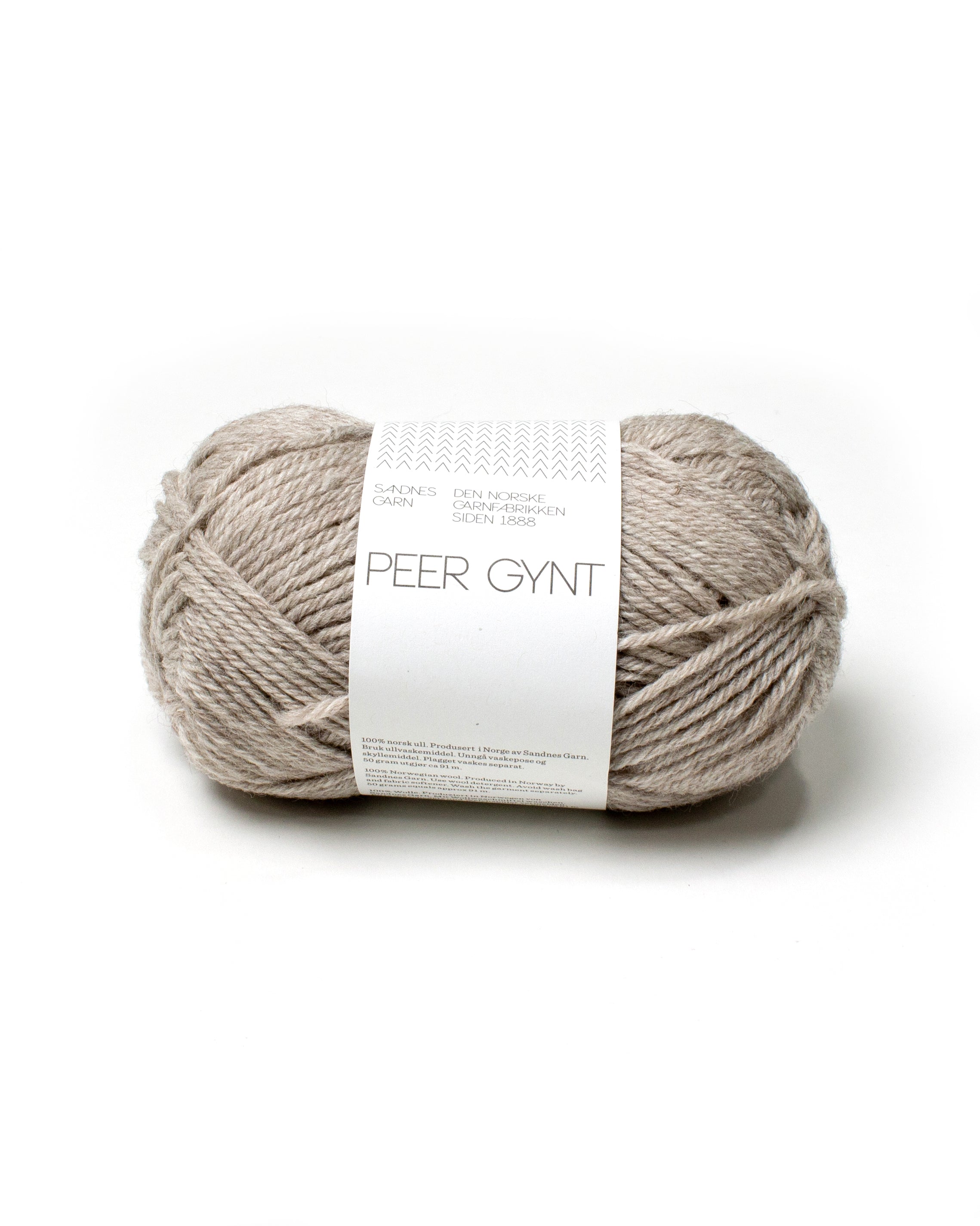 Sandes Garn - Peer Gynt - 2650 Gray Beige Heather