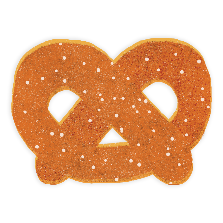 Pretzel - Sticker