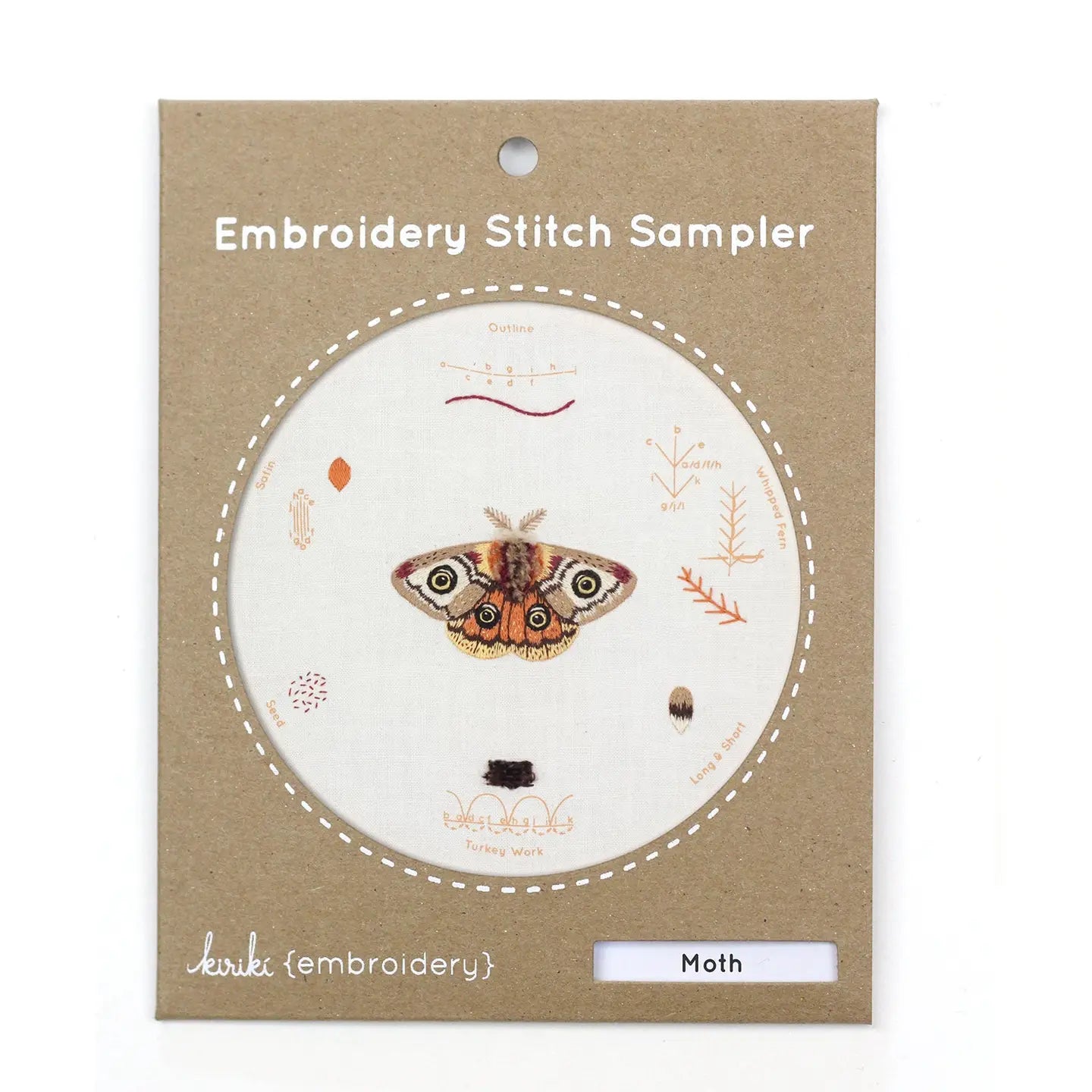 Moth Embroidery