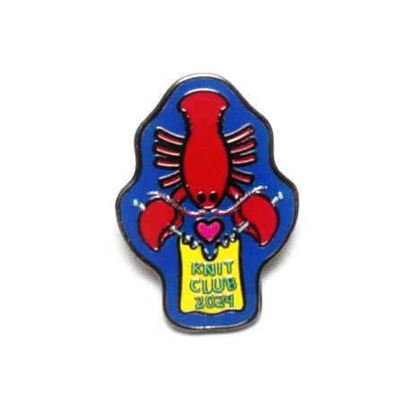 Knit Club Lobster Pin