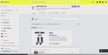 Knitting 101 Bootcamp with Venus