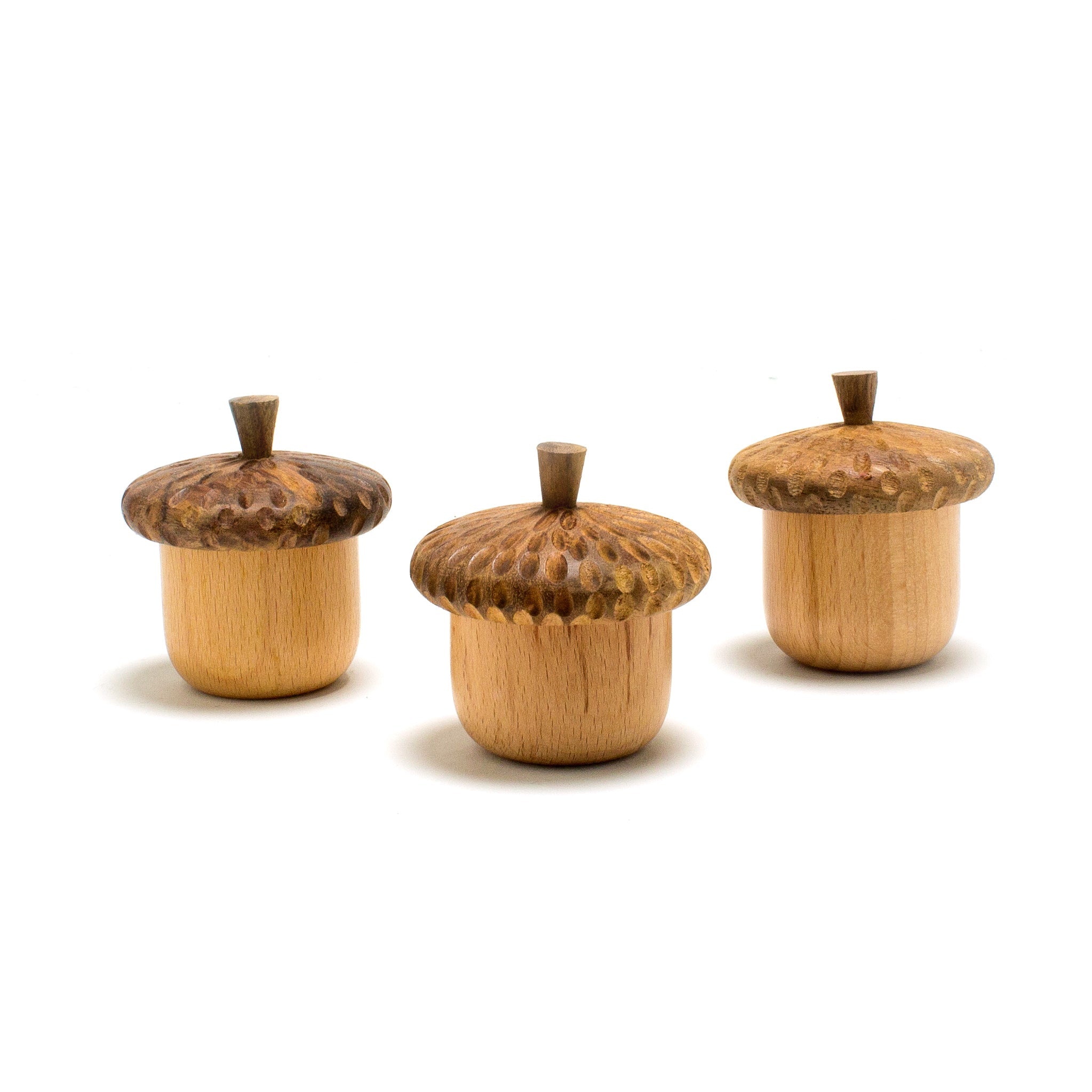 Stitch Marker Holding Acorn