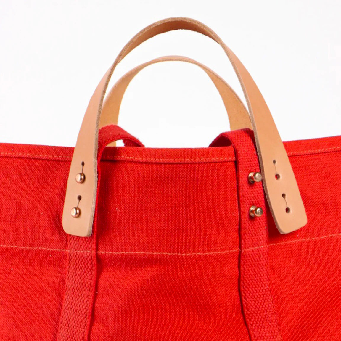 Small East West Tote- Persimmon