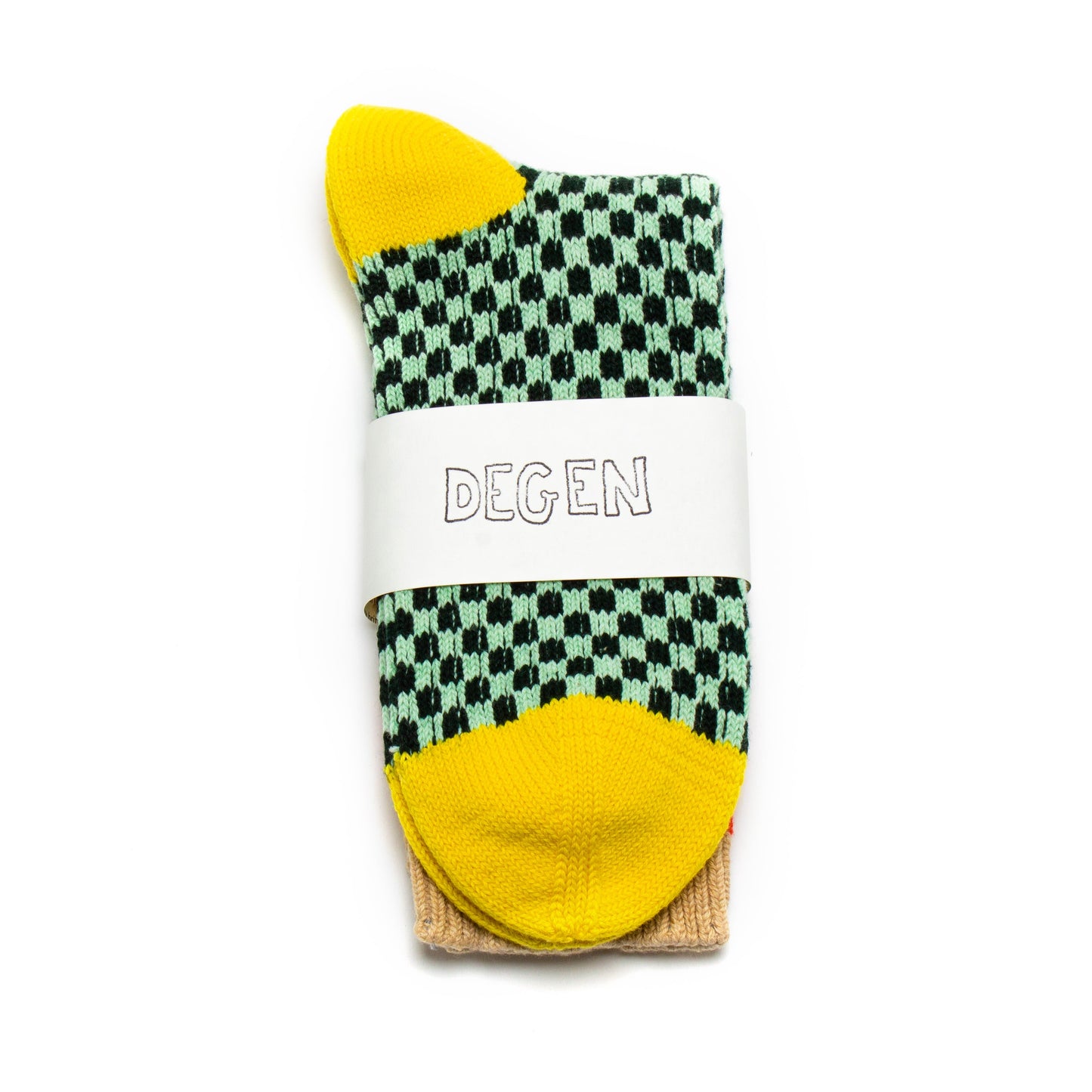 Ocean Glass Check Socks