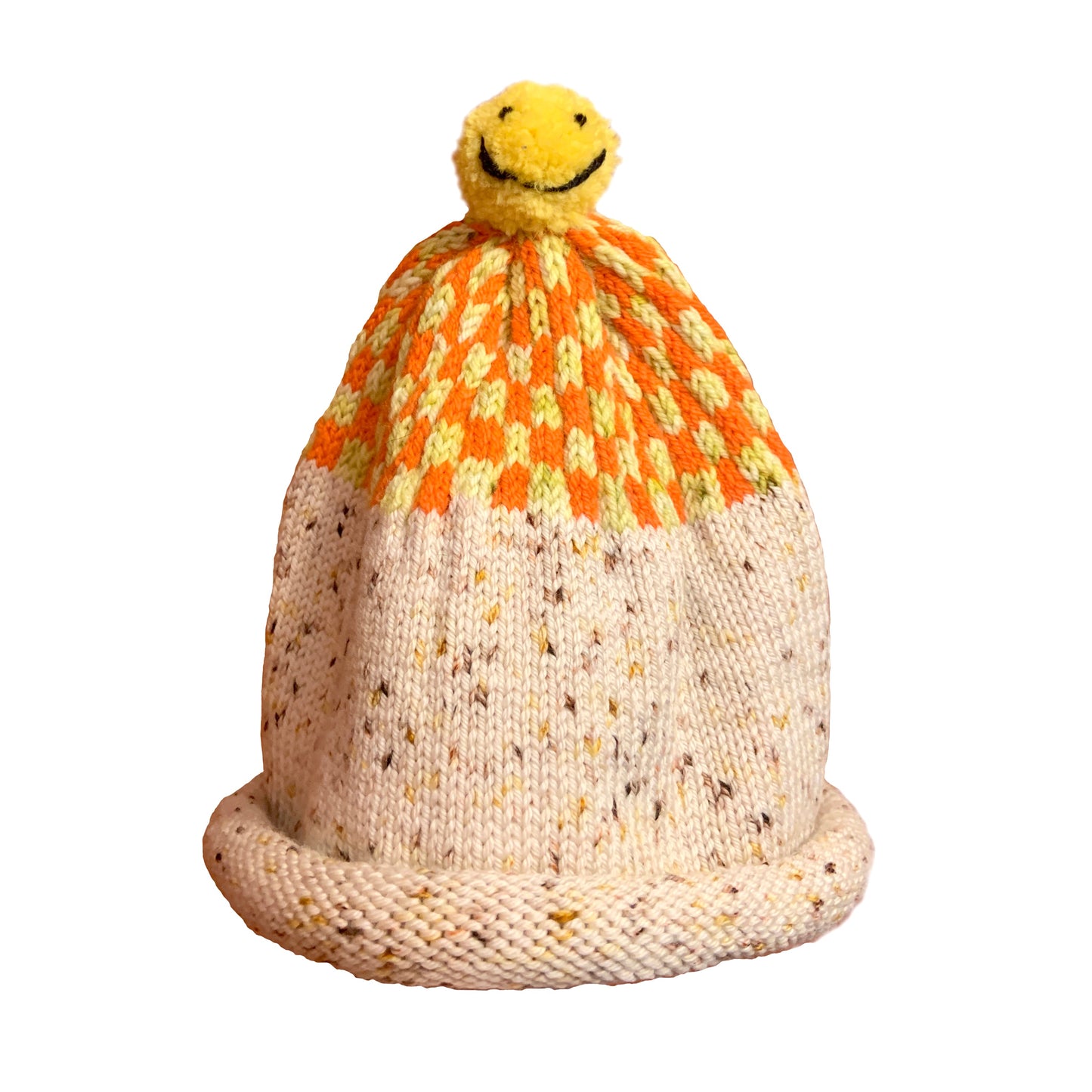 Checkered Happy Hat Pattern